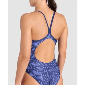 Women's 1-piece swimsuit Arena Escape Lightdrop Back image-3