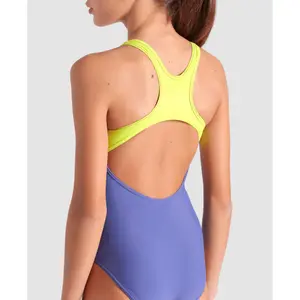 Costume da bagno 1 pezzo per bambina Arena Dim Light Pro image-4