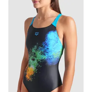 Women's 1-piece swimsuit Arena Vibrant Pro image-3