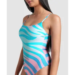 Women's 1-piece swimsuit Arena Water Prints image-3