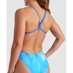 Women's 1-piece swimsuit Arena Challenge Back Allover image-4