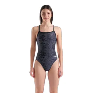 Women's 1-piece swimsuit Arena Snakeskin Challenge Back image-0