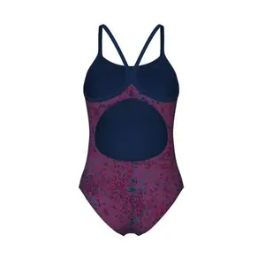 Women's 1-piece swimsuit Arena Snakeskin Lightdrop Back image-5