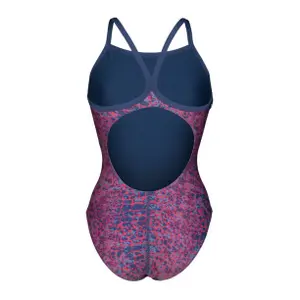 Women's 1-piece swimsuit Arena Snakeskin Lightdrop Back image-6