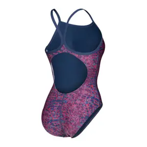 Women's 1-piece swimsuit Arena Snakeskin Lightdrop Back image-6