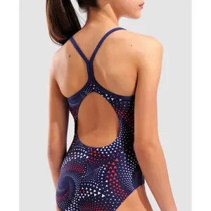 One-piece swimsuit for girls Arena Fireflow image-4
