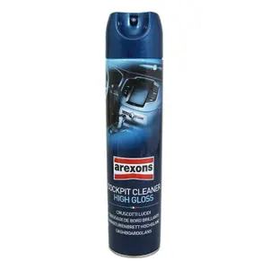 Glossy motorcycle seat and dashboard cleaning spray Arexons