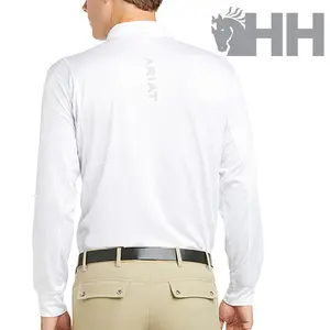 Wedstrijdpolo met lange mouwen Ariat Tek image-1