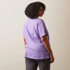 T-shirt en coton col V femme Ariat Rebar image-5