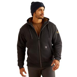 Bluza z kapturem, rozpinana na całej długości Ariat Rebar All-Weather Sherpa-Lined