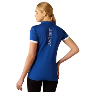 Women's 1/4 zip riding polo Ariat Bandera Team image-1