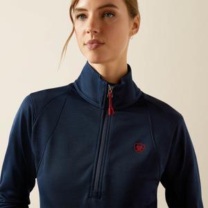 Damen Polarfleece 1/2 Zip Ariat Team EQ image-2