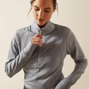 Damen Polarfleece 1/2 Zip Ariat Team EQ image-3