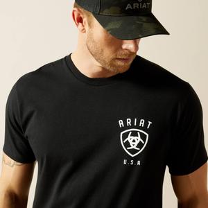 T-shirt Ariat Faded Bull image-4