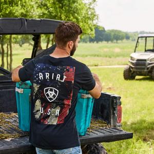 T-shirt Ariat Faded Bull image-5