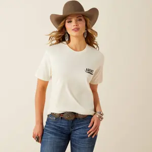 Γυναικείο T-shirt Ariat Ariat Bull Horns image-0