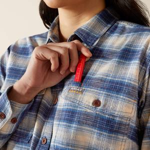 Überhemd, Damen Ariat Rebar Flannel DuraStretch image-3