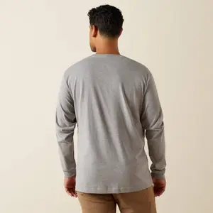 Long sleeve pocket T-shirt Ariat Rebar Cotton Strong Standard image-1