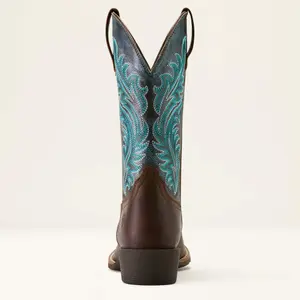 Kvinnors läder boots Ariat Round Up Narrow Cutter Toe image-2