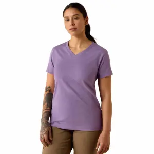 T-shirt en col v femme Ariat Rebar image-0