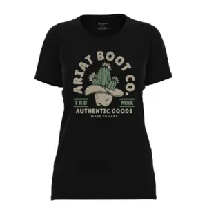 T-shirt femme Ariat Cacti Cowboy image-0