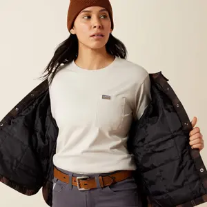 Women's work jacket Ariat Rebar Flannel image-3