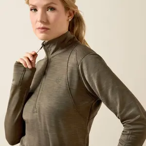 Trøje med 1/2 lynlås til kvinder Ariat Team EQ image-2