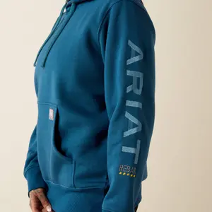 Women's hooded sweatshirt Ariat Rebar Workman Graphic image-3