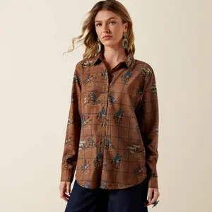 Riding shirt long sleeves woman Ariat Homestyle image-3