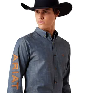 Shirt met logo Ariat image-3