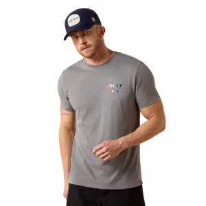 T-shirt Ariat USA Pat Badge image-0