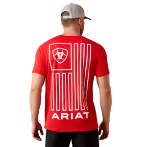 T-shirt Ariat Geo Flag image-0