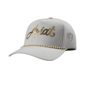 Czapka baseballowa z koronkowym daszkiem dla kobiet Ariat Script image-0