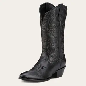 Women's leather western boots Ariat Heritage R Toe image-1