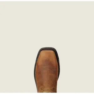 Stivali western a punta quadrata larga e con punta in acciaio Ariat WorkHog image-3