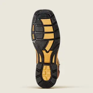 Stivali western a punta quadrata larga e con punta in acciaio Ariat WorkHog image-4