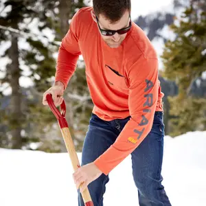 T-shirt maniche lunghe Ariat Rebar Workman image-1