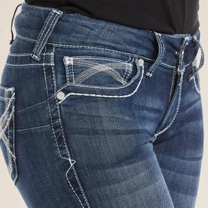 Vaqueros de mujer Ariat R.E.A.L Mr Stretch Ivy image-3