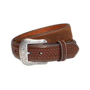 Leather belt Ariat Gary image-0