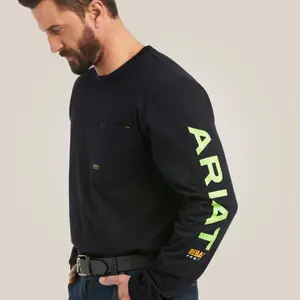Langarmshirt Ariat Rebar Workman Logo image-2