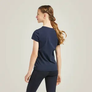 Girl's T-shirt Ariat Vertical Logo image-1