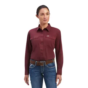 Arbeitshemd aus gewaschenem Twill, Damen Ariat Rebar image-0