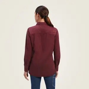 Arbeitshemd aus gewaschenem Twill, Damen Ariat Rebar image-1