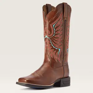 Women's leather western boots Ariat Rockdale image-1
