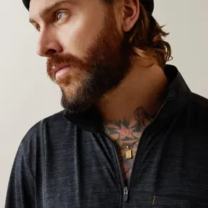 T-shirt manche longue 1/2 zip Ariat Rebar Evolution image-3