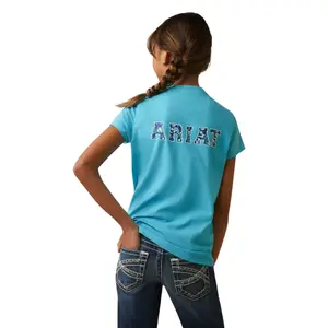 Girl's varsity camouflage t-shirt Ariat image-1