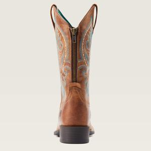 Women's western boots with a zip at the back Ariat Round Up image-2