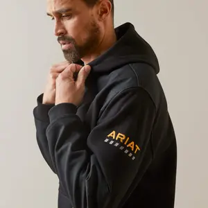 Hooded sweatshirt duracanvas Ariat Rebar Workman image-3