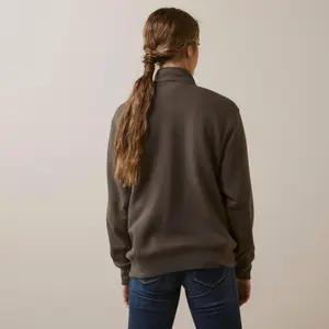 Sweatshirt 1/2 zip woman Ariat Logo image-1