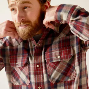 Chemise manches longues retro Ariat Harlen Snp image-2